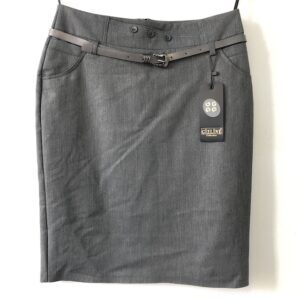 GIZLINE grey midi skirt