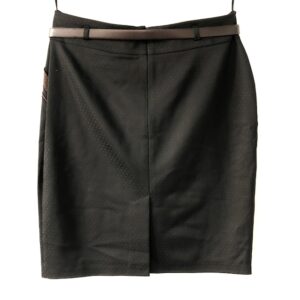 Miss A&ES Black & Brown midi skirt