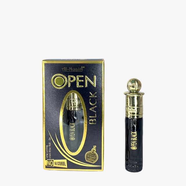Al-Nuaim Open Black Concentrated Attar Oil Parfum 6ml