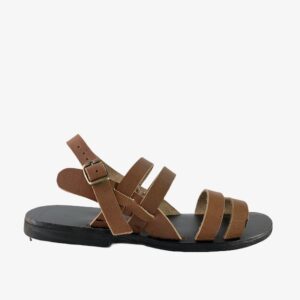OB "4 Cross strap" brown sandals - dot made