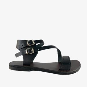 OB “3-Strap” black sandals - dot made