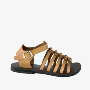 OB “7 Strap” tan sandals - dot made
