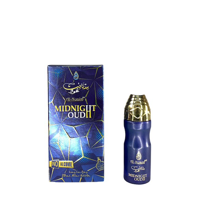 Al-Nuaim Midnight Oudh oil perfume 20ml - DOT MADE
