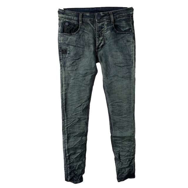 Angelo Galasso Murky blue denim jeans - Shop men's jeans on DOT Made