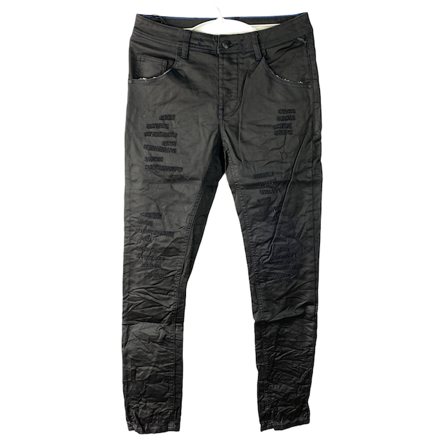 R2009 black wax denim jeans - Shop jeans online | DOT Made