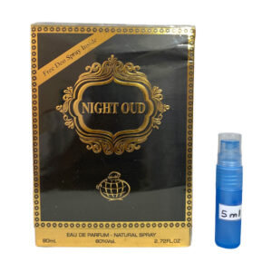 Night Oud perfume 5ml sample