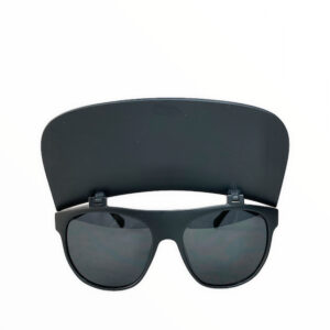 9039 Black visor sunglasses - chanel