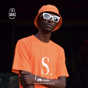 SABALI orange t shirt - poster