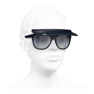 Black Visor sunglasses - Chanel