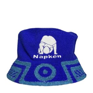 Napken x DOT Made Geom blue bucket hat