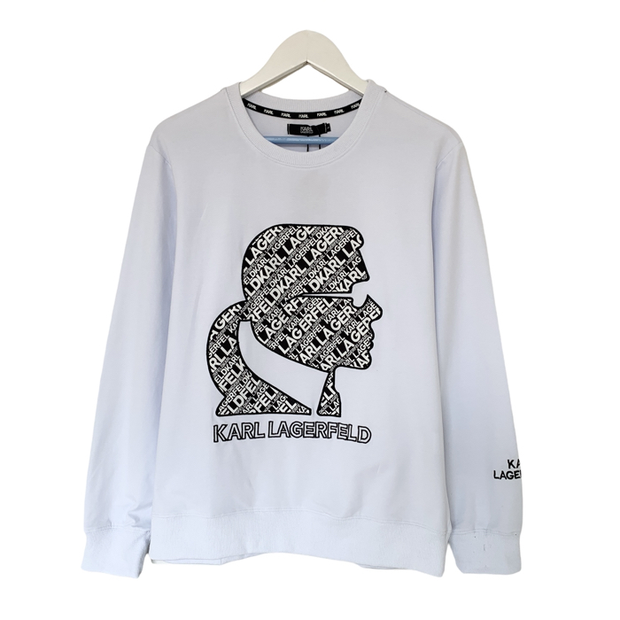 KL 03 White crewneck sweater - Shop t-shirts online | DOT Made