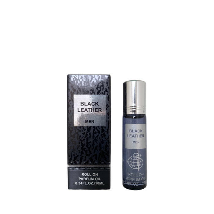 Black Leather Men Oil Parfum 10ml - Fragrance world