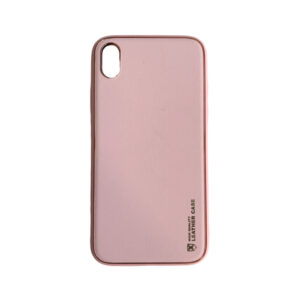 iPhone XR Pink Protection Leather Smartphone Case