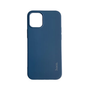 Hoco iPhone 12 Mini Liquid Silicone Dark Blue smartphone case