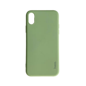 Hoco iPhone XR Liquid Silicone Celadon Green smartphone case