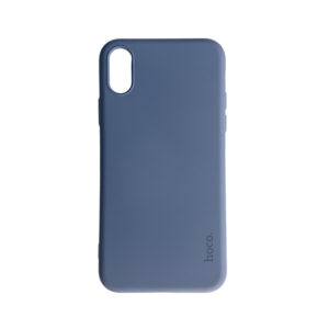 Hoco iPhone XS Liquid Silicone Light Blue smartphone case