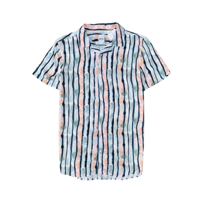 REFILL Painted SS Multi-Color Shirt - summer shirt
