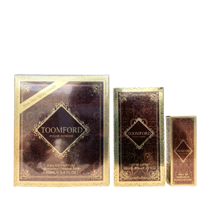 Toomford Pour Homme 3 Piece Perfume set - fragrance world