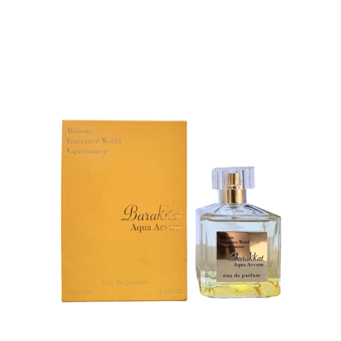 Barakkat Aqua Aevum Eau De Parfum by Fragrance World is a Citrus Aromatic fragrance for men and women - arabian perfumes