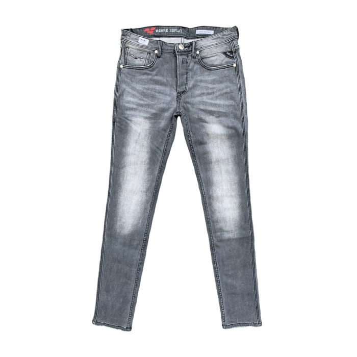 REPLAY B168 Grey Stretch Denim Jeans