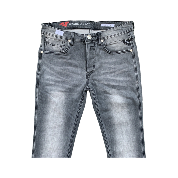 REPLAY B168 Grey Stretch Denim Jeans