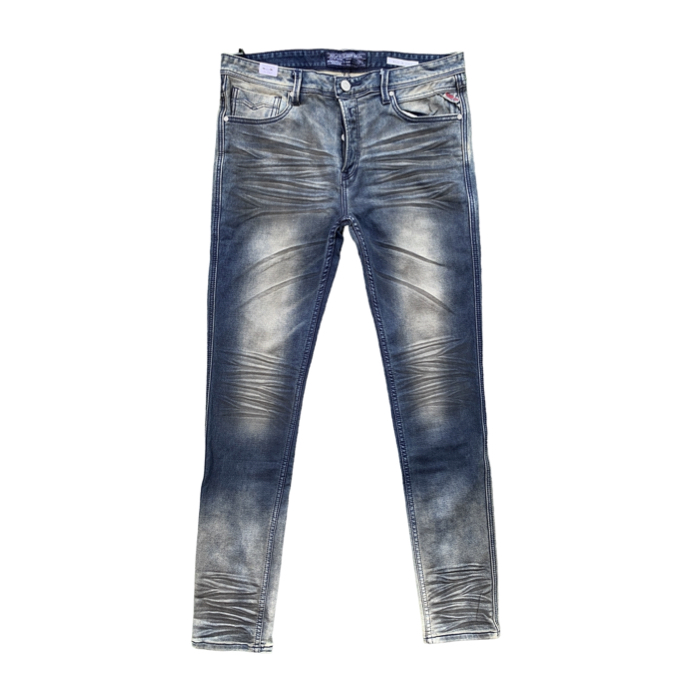 REPLAY B107 Cast grey blue denim jeans