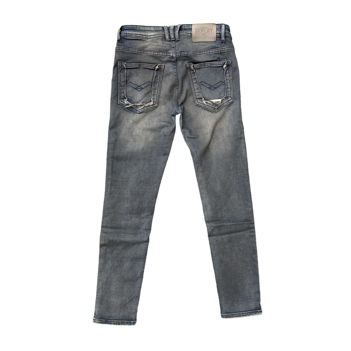 RE9791 Dirty Blue stretch denim jeans - DOT Made