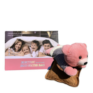 Victory Cloud Electric Pink Teddy Hot-Water Bag