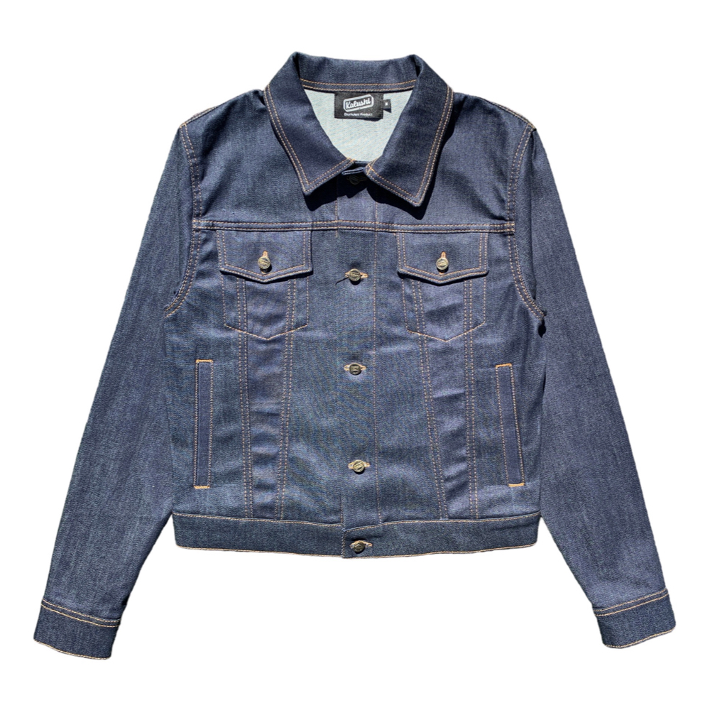 Kalushi AW23 Darker Blue Women's Denim Jacket | DOT Made