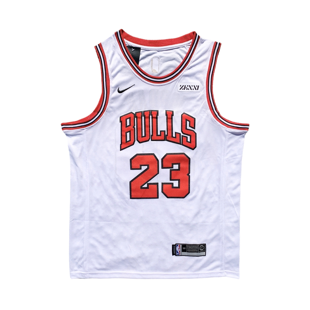 Bulls 23 White Basketball Vest - DOT Made