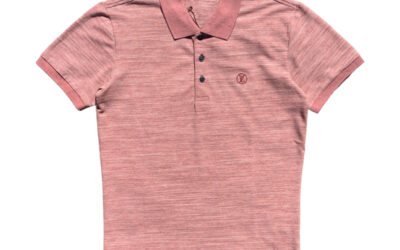 LV1585 Classic Dusty Pink Polo Golf Shirt - Louis Vuitton