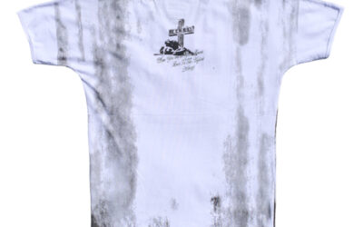 Ferry Uomo Cross Angel White V-Neck T-Shirt