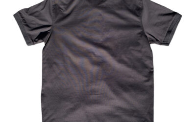 VS001 Embroidered Medusa Logo Black Polo Golf Shirt