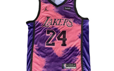 Lakers 24 Purple Pink Basketball Vest