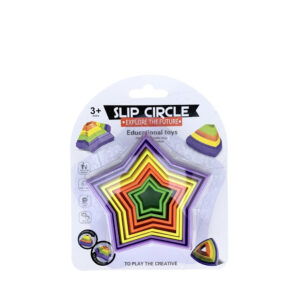 Slip Circle Colorful Star Stack Educational Toy