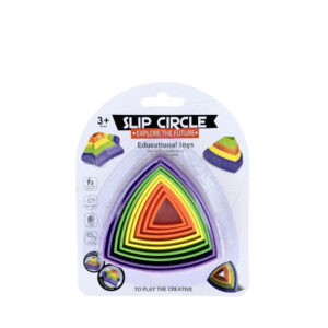Slip Circle Colorful Triangle Stack Educational Toy