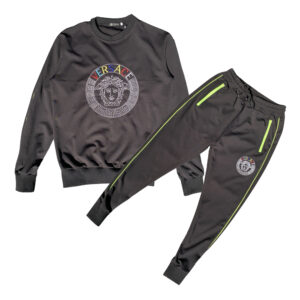 Medusa Logo Black Tracksuit - Sweat/Track Pants and Sweatshirt