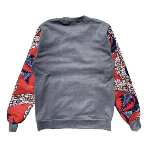 ModeAfrica Afritouch Grey Crewneck Sweater