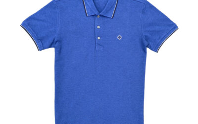 LV1586 Classic Polo Golf Shirt - Blue