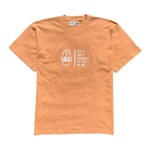 SABALI Passion Logo Orange Crewneck T-Shirt