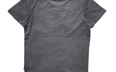 DSQ1701 Charcoal Black Crewneck T-Shirt