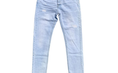 REFILL Relucas Slim Ice Bleached Denim Jeans
