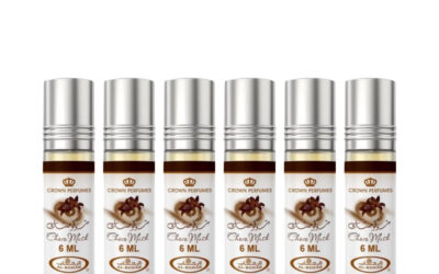 6 Pack Al-Rehab Choco Musk Oil Parfum 6ml - Crown Perfumes - Arabian Dubai Perfumes - DOT Made Wholesale Fragrances