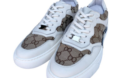 Chanke CC Pattern 02 White Sneakers