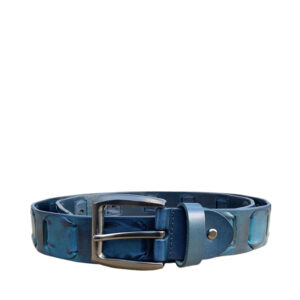 Roberto Raniera SS23 Blue Leather Belt - Nanni