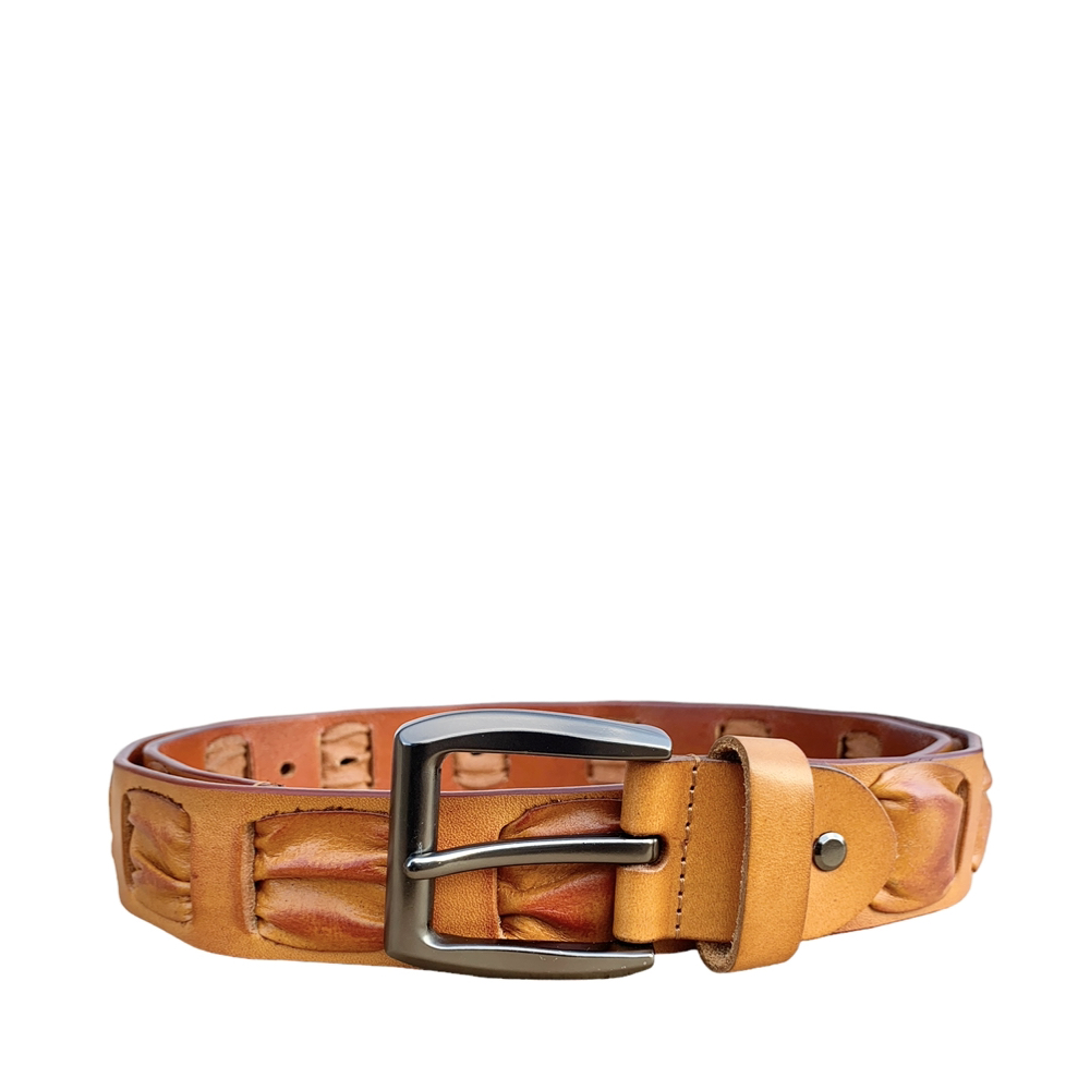 Roberto Raniera SS23 Brown Leather Belt - DOT Made