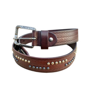 Roberto Raniera Exclusive 01 Chocolate Brown Leather Belt