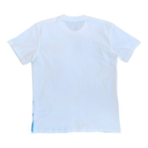 LV Paris Painted Pattern White Crewneck T-Shirt