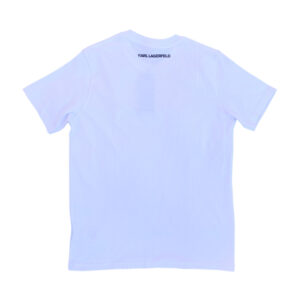 Karl Lagerfeld KL190276 Ikonik Cartoon Logo White Crewneck T-Shirt