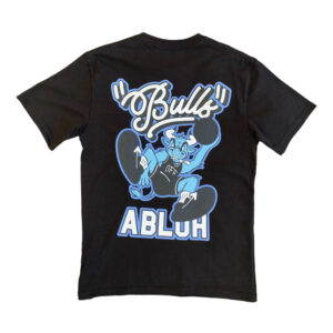 Off-White Bulls Abloh Black Crewneck T-shirt